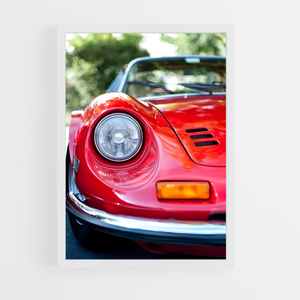 Poster Dino Toile – affiche Ferrari (vue 3)